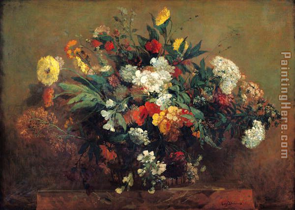 Eugene Delacroix Flowers
